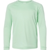 Custom Youth Long Islander Performance Long Sleeve T-Shirt Mint Green