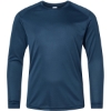 Custom Youth Long Islander Performance Long Sleeve T-Shirt Navy