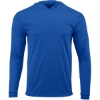 Custom Unisex Bahama Performance Hooded Long Sleeve T-Shirt Royal