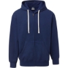 Custom Unisex Vintage Fleece Full-Zip Hooded Sweatshirt Vintage Blue