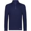 Custom Mens CoolCore® Quarter-Zip Pullover Navy