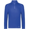 Custom Mens CoolCore® Quarter-Zip Pullover Royal