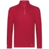 Custom Youth CoolCore® Quarter-Zip Pullover Scarlet