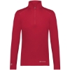 Custom Womens CoolCore® Quarter-Zip Pullover Scarlet