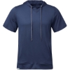 Custom Mens Eco Revive™ Ventura Soft Knit Short Sleeve Hooded Sweatshirt Navy