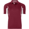 Custom Mens Two-Tone Avenger Polo Cardinal/ White