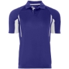 Custom Mens Two-Tone Avenger Polo Purple/ White