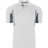 Custom Mens Two-Tone Avenger Polo White/ Graphite
