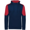Custom Unisex Blue Chip Hooded Sweatshirt Navy/ Scarlet