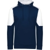Custom Unisex Blue Chip Hooded Sweatshirt Navy/ White