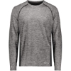 Custom Mens Electrify CoolCore® Long Sleeve T-Shirt Black Heather