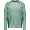 Custom Mens Electrify CoolCore® Long Sleeve T-Shirt Dark Green Heather
