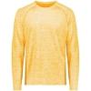 Custom Mens Electrify CoolCore® Long Sleeve T-Shirt Gold Heather