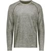 Custom Mens Electrify CoolCore® Long Sleeve T-Shirt Olive Heather