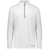 Custom Mens Electrify CoolCore® Quarter-Zip Pullover White