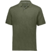 Custom Mens Repreve® Eco Polo Olive Heather
