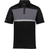 Custom Mens Dry-Excel™ Prism Bold Polo Black/ Carbon