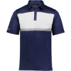 Custom Mens Dry-Excel™ Prism Bold Polo Navy/ White