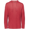 Custom Mens Repreve® Eco Hooded Sweatshirt Scarlet Heather