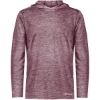 Custom Mens Electrify CoolCore® Hooded Sweatshirt Maroon Heather