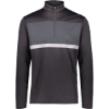 Custom Mens Dry-Excel™ Prism Bold Quarter-Zip Pullover Black/ Carbon