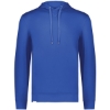 Custom Mens Eco Revive™ Ventura Soft Knit Hooded Sweatshirt Royal