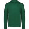 Custom Youth Eco Revive™ Ventura Soft Knit Hooded Sweatshirt Dark Green