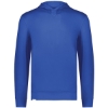 Custom Youth Eco Revive™ Ventura Soft Knit Hooded Sweatshirt Royal