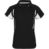 Custom Womens Two-Tone Avenger Polo Black/ White
