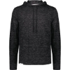 Custom Mens Eco Revive™ Monterey Hooded Sweatshirt Black Heather