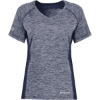 Custom Womens Electrify CoolCore® V-Neck T-Shirt Navy Heather