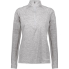 Custom Womens Electrify CoolCore® Quarter-Zip Pullover Athletic Grey Heather