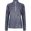 Custom Womens Electrify CoolCore® Quarter-Zip Pullover Navy Heather