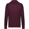 Custom Womens Eco Revive™ Ventura Soft Knit Hooded Sweatshirt Maroon
