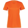 Custom Womens Momentum V-Neck T-Shirt Electric Orange