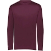 Custom Mens Momentum Long Sleeve T-Shirt Maroon