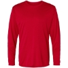 Custom Mens Momentum Long Sleeve T-Shirt Scarlet