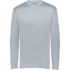 Custom Youth Momentum Long Sleeve T-Shirt Silver