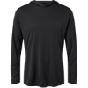 Custom Mens Momentum Hooded Long Sleeve T-Shirt Black