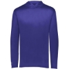 Custom Mens Momentum Hooded Long Sleeve T-Shirt Purple