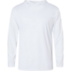 Custom Mens Momentum Hooded Long Sleeve T-Shirt White