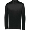 Custom Youth Momentum Hooded Long Sleeve T-Shirt Black