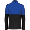 Custom Mens Momentum Team Quarter-Zip Pullover Black/ Royal