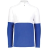 Custom Mens Momentum Team Quarter-Zip Pullover Royal/ White