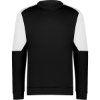 Custom Mens Momentum Team Crewneck Sweatshirt Black/ White