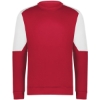 Custom Mens Momentum Team Crewneck Sweatshirt Scarlet/ White
