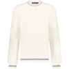 Custom Unisex Heritage Prep Crewneck Sweatshirt Vanilla/ Athletic Heather