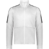 Custom Mens Crosstown Full-Zip Jacket White/ Black