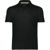 Custom Mens Eco Revive™ Ventura Soft Knit Polo Black