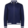 Custom Youth V-Street Full-Zip Jacket Navy/ White